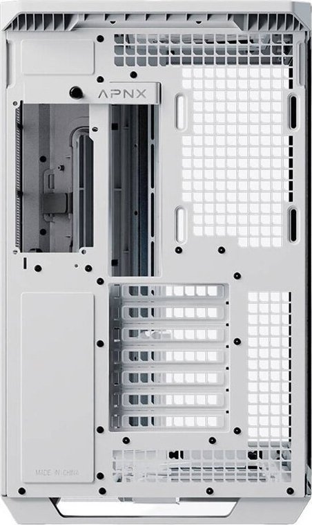 Kasë kompjuteri Apnx APCM VI01003.21, Mid Tower, panel frontal ABS, e bardhë