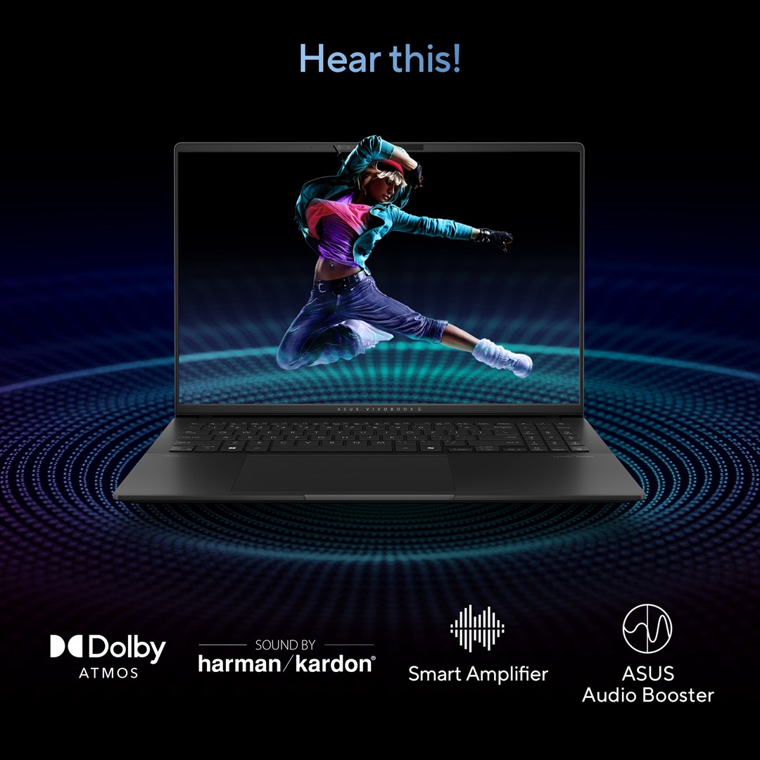 Laptop ASUS Vivobook S, 16", Intel 155H, 32 GB RAM, 1 TB SSD, i kaltër