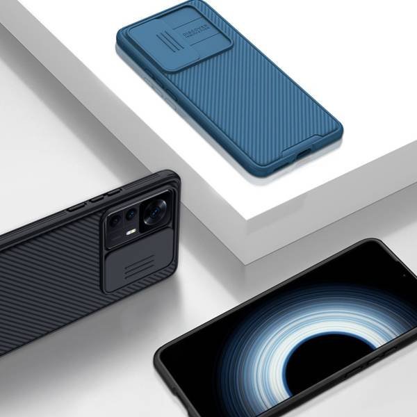 Mbulesë telefoni Nillkin CamShield Pro, për Xiaomi 12T, polikarbonat, e zezë