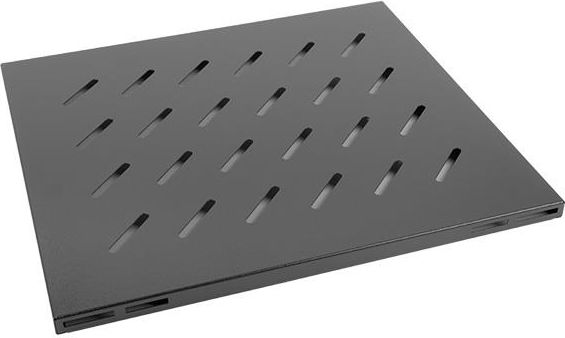 Raft për kabinet 19" Lanberg AK-1003-B, 800mm, 20kg, i zi