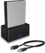 Kuti për hard disk Icy Box IB-1122-U3, 2.5" dhe 3.5", USB 3.2 Gen 1, e zezë