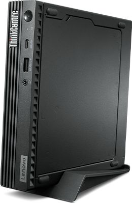 Mbajtëse vertikale kompjuteri Lenovo ThinkCentre Tiny VI, për desktop, e zezë