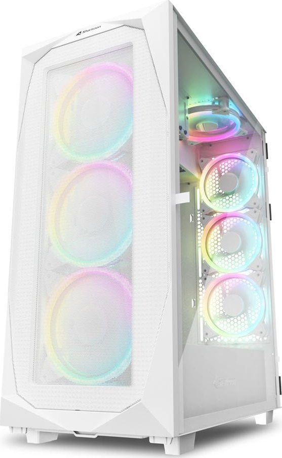 Kasë Sharkoon REV300 ARGB, e bardhë, Full Tower