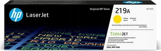Toner HP 219A W2192A, standard, i verdhë