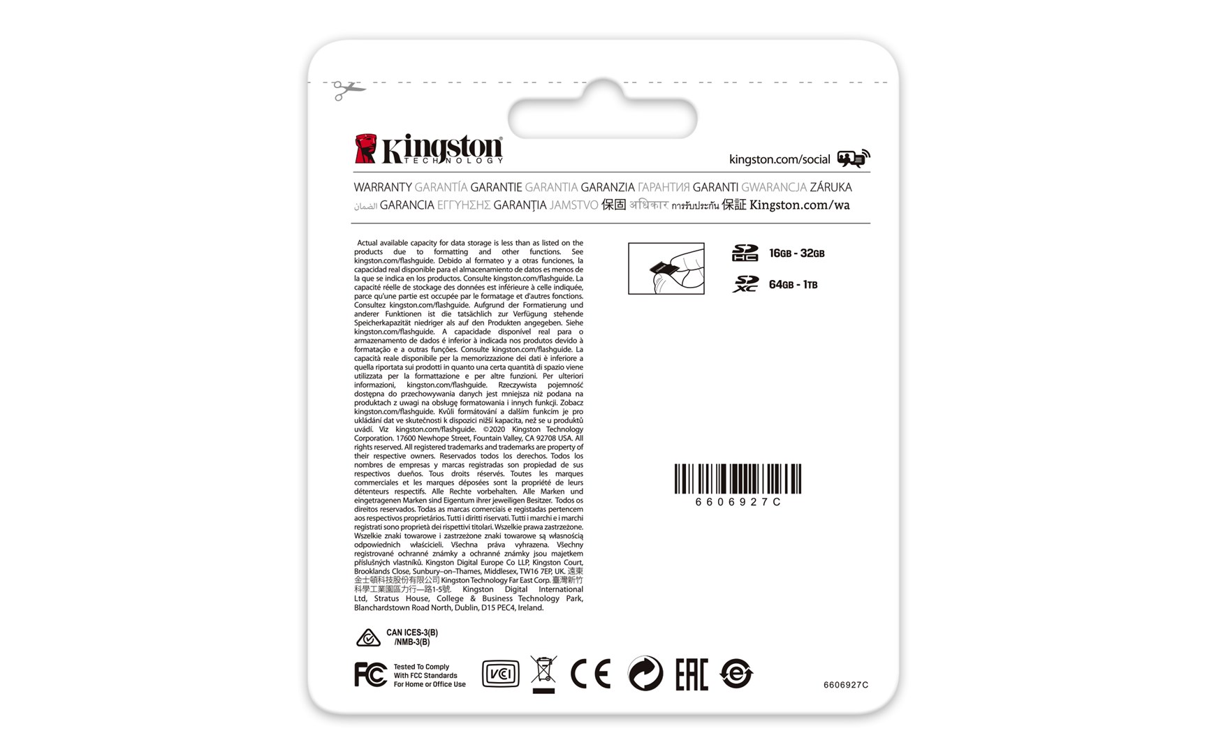 Kartë e memories Kingston Canvas Go Plus, MicroSD, 64 GB, Class 10 + përshtatës SD