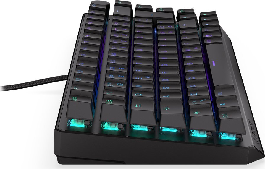 Tastierë wireless Endorfy Thock 75, mekanike Kailh Red, RGB, e zezë