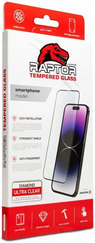 Xham mbrojtës Swissten Raptor Diamond Ultra Clear 3D, për Nokia G60, i zi
