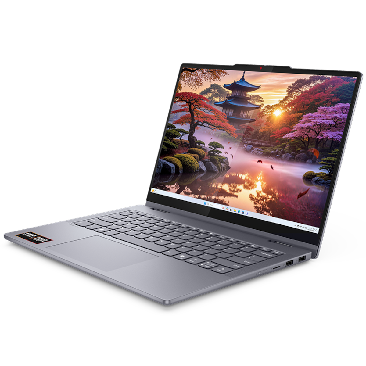 Laptop Lenovo IdeaPad 5 2‑in‑1 14AGP11, 14", AMD Ryzen 7 AI 445, 32GB RAM, 1TB SSD, AMD Radeon 840M Graphics, i hirtë