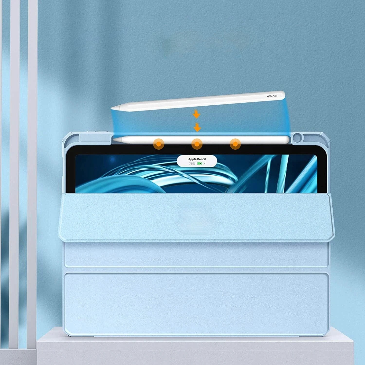 Kollf iPad Air 13 2024, Hard Crystal, funksion sleep wake, jeshil