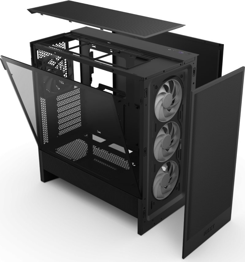 Kasë NZXT H5 Flow RGB (2024), e zezë