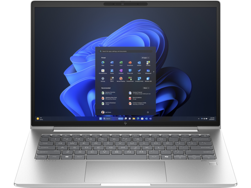 Laptop HP EliteBook 640 G11, 14", Intel Core Ultra7 155U, 16GB(2x8GB) DDR5, 1TB SSD, Integrated Intel Graphics, i argjendtë