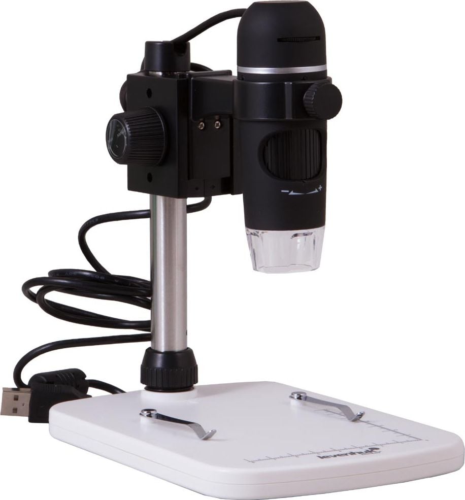 Mikroskop digjital Levenhuk DTX 90, zmadhim 300x, 5MP, i zi