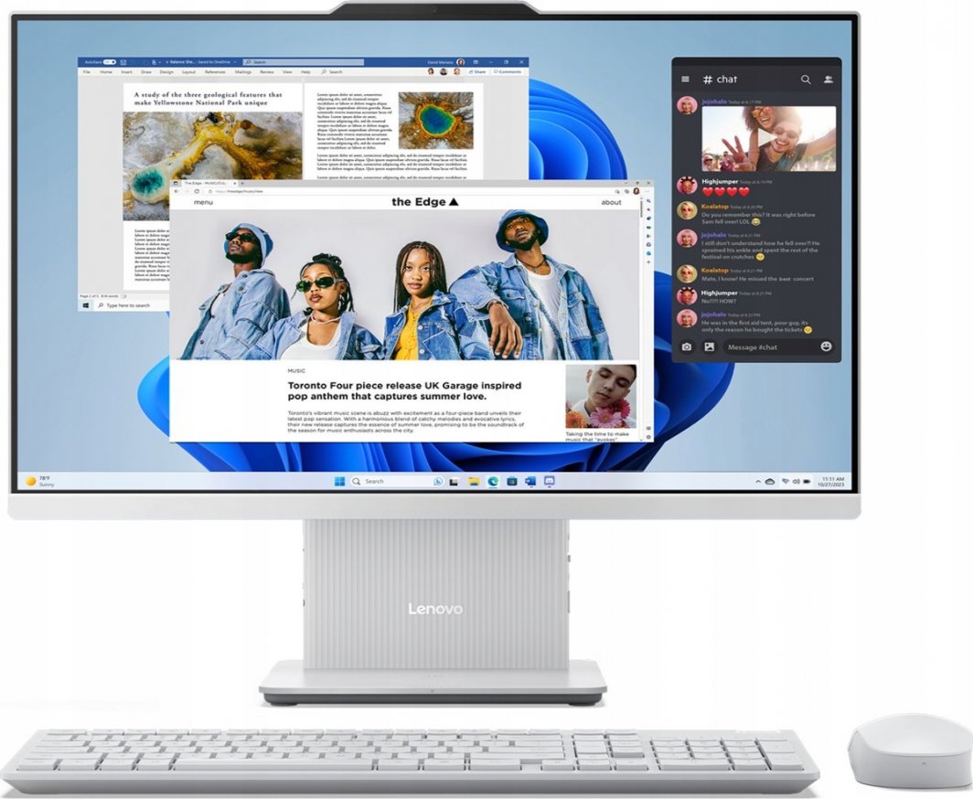 Kompjuter AiO Lenovo IdeaCentre 24IRH9, 23.8", FHD, i3-1315U, 8GB RAM, 512GB SSD, i zi