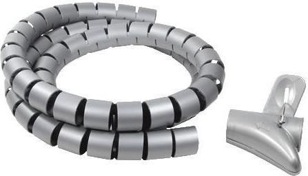 Spirale për organizuesin e telave LogiLink (KAB0014), e hirtë