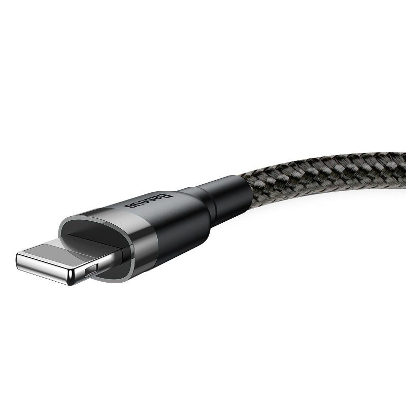 Kabllo USB Baseus Cafule USB A në Lightning, 1 m, 2.4A, i zi