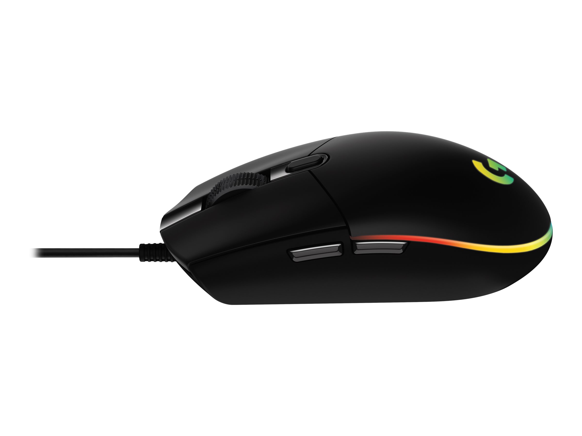 Maus Logitech G203 LIGHTSYNC - USB, e zezë