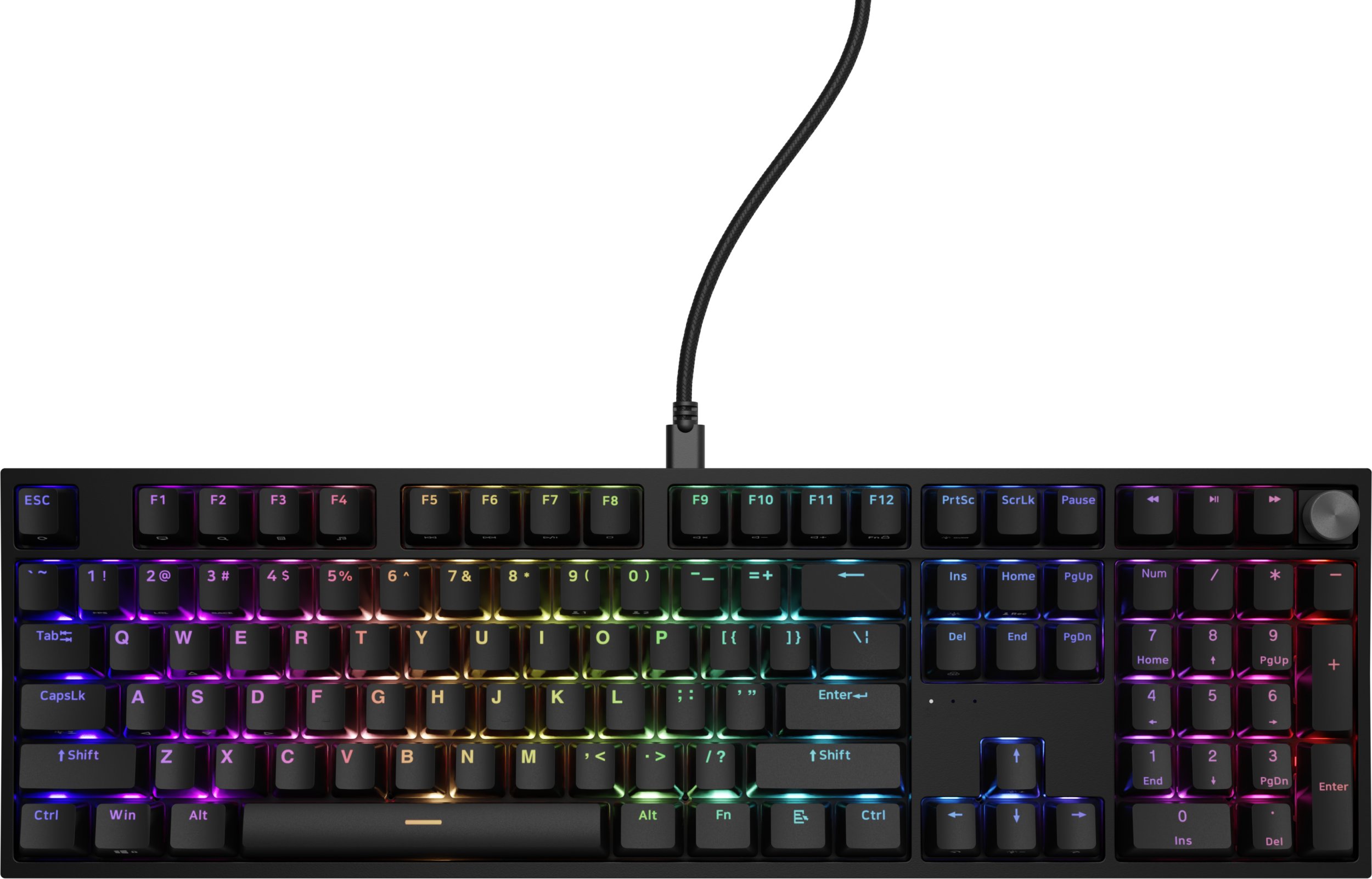 Tastierë lojërash Genesis Thor 404, mekanike Gateron Yellow, RGB, e zezë