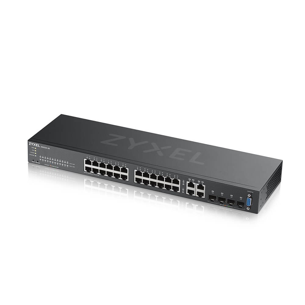 Switch rrjeti Zyxel GS2220-28, 28 porta, Gigabit 10/100/1000 Mbps
