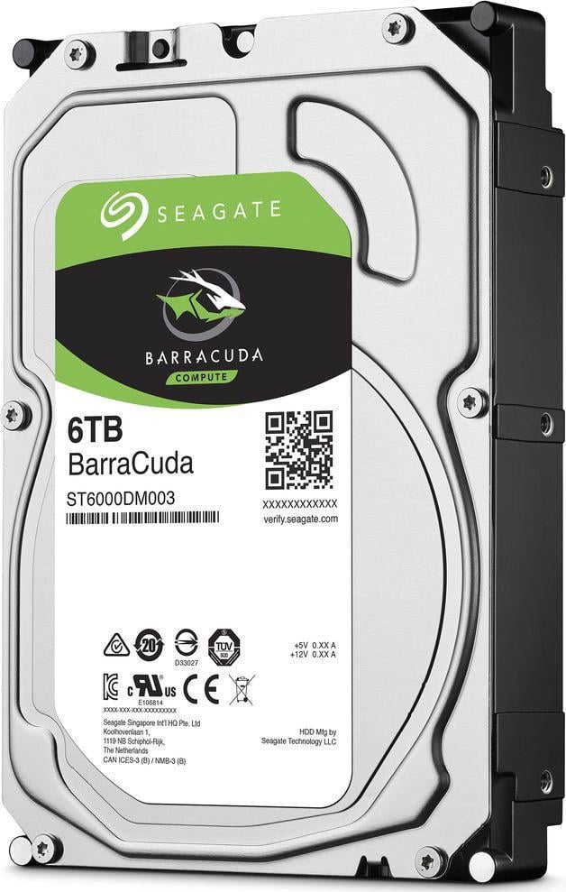 Disk HDD Seagate BarraCuda, 6TB, 3.5" SATA III
