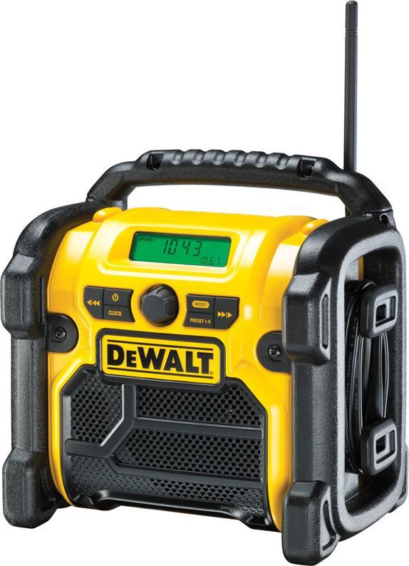 Radio Dewalt Mains / Battery Construction Site, AC / DC, 2.8kg