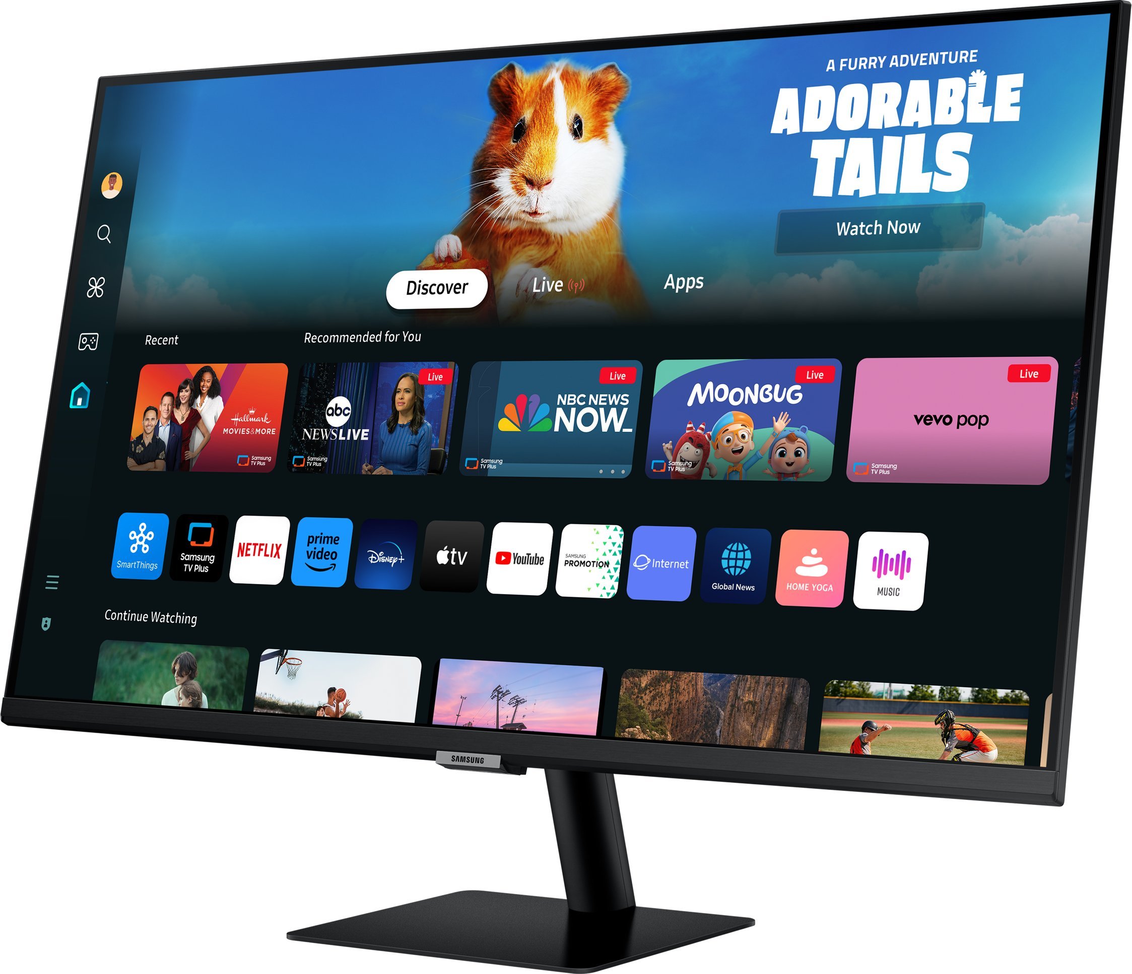 Monitor Samsung M50D, 32", Full HD, i zi