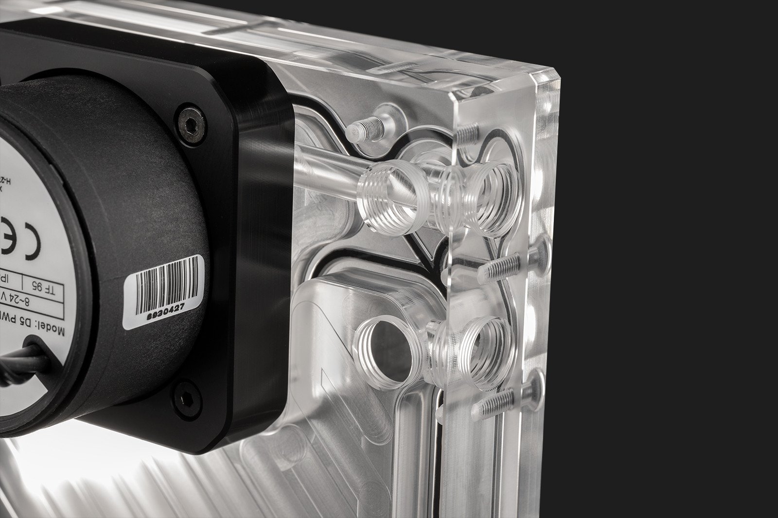 Pompë me rezervuar PC EK Water Blocks EK-Quantum Kinetic3 FLT 240, D5, D RGB, plexi
