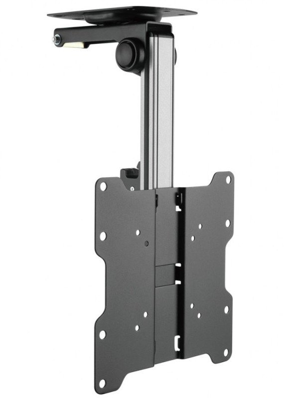 Mbajtës monitori për tavan Techly ICA-CPLB 222, 17"-37", çelik, i zi