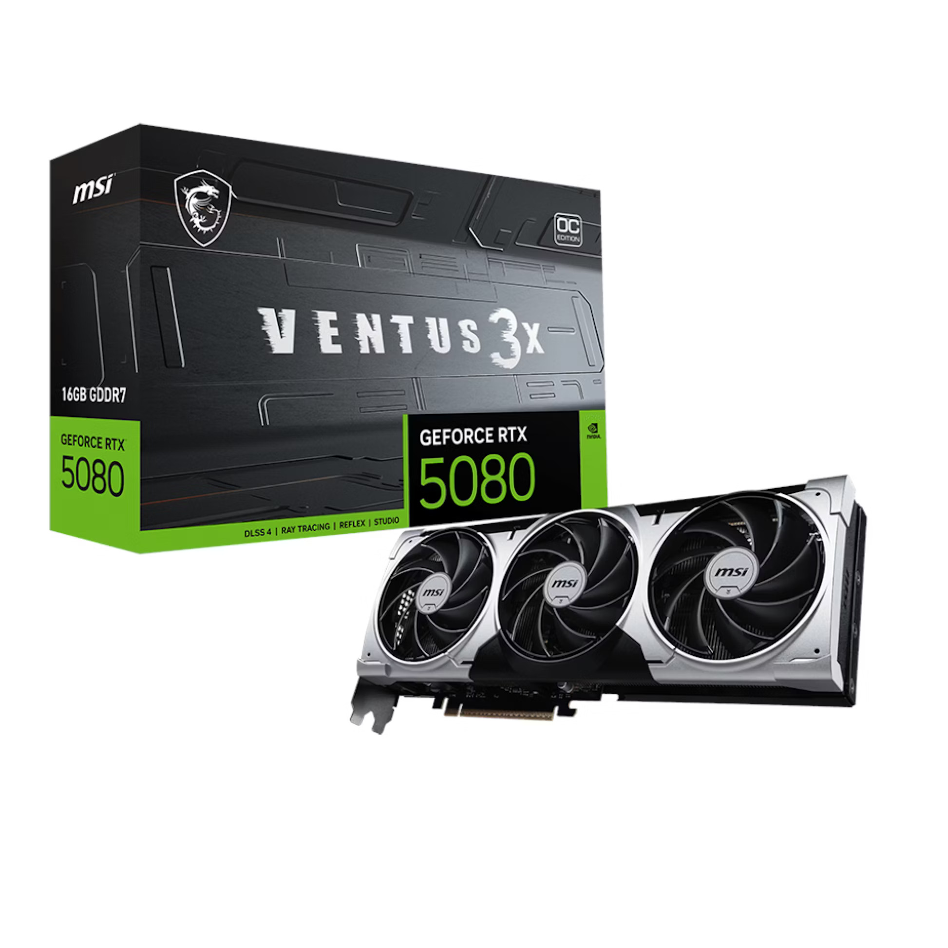 Kartelë grafike MSI GeForce RTX 5080 VENTUS 3X OC PLU