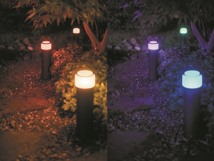 Llambë Philips HueCalla, LED, RGB, 8W, IP44, e zezë