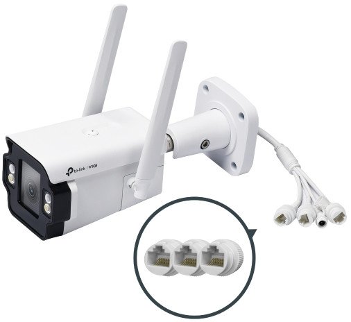 Kamerë sigurie IP TP-Link INSIGHT S345-4G, 4MP, 4G, e bardhë