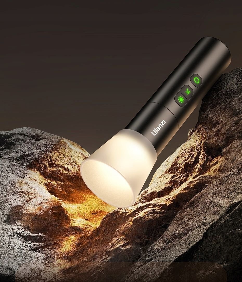 Dritë LED për kamera Ulanzi LM07, dritë e vazhdueshme, kompakte, e zezë