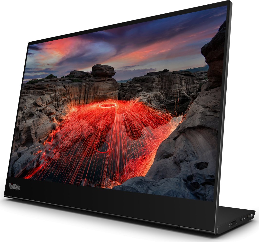 Monitor portativ ThinkVision M14t Gen 2, 14'', 2.2K (2240x1400), Touchscreen, 60Hz, i zi