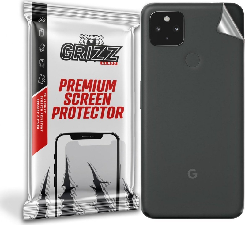 Mbështjellës mbrojtës GrizzGlass për pjesën e pasme, për Google Pixel 4a, transparent