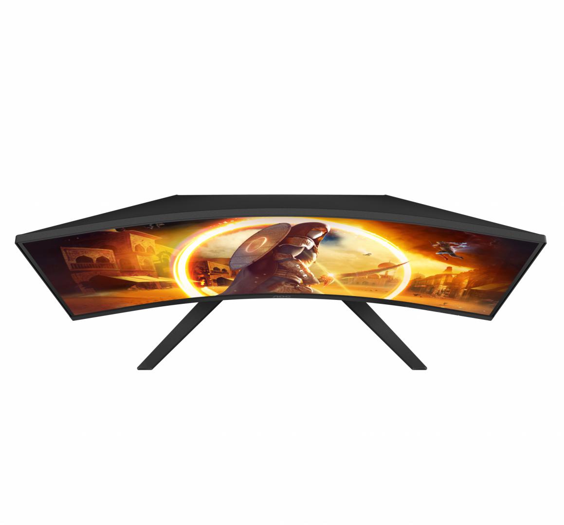 Monitor AOC G4 CQ32G4VE, 31.5", 2560 x 1440 QHD, i zi gri