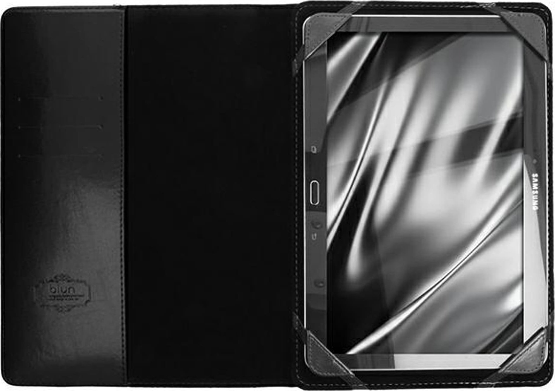 Husë tablet Blun Case, universale 11", me mbajtëse, e zezë