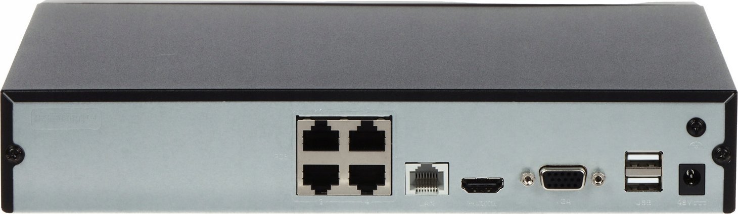 NVR Hikvision DS-7104NI-Q1/4P/M, 4 kanale, 4 porta PoE, i bardhë