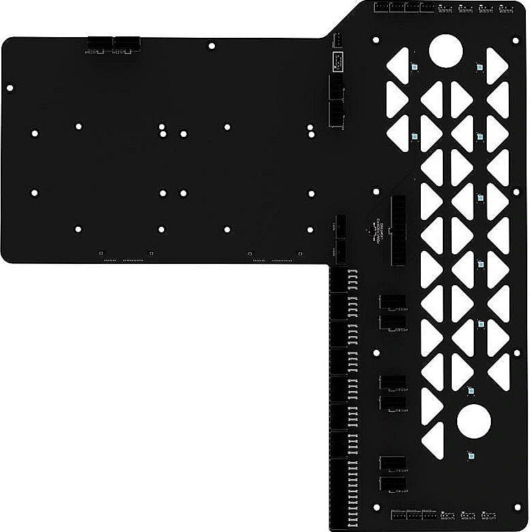 Pllakë energjie Singularity Computers PowerBoard PC O11D, për kasë O11D, me ndriçim RGB, e zezë