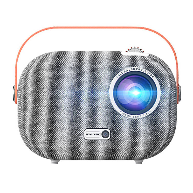 Projektor Byintek K16Pro, Full HD 1080p, 300 ANSI lumens, gri