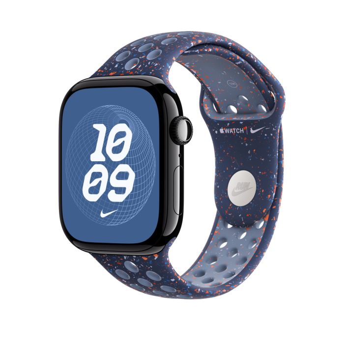 Apple Watch 46mm Band, Blue Ribbon Nike Sport Band, M/L