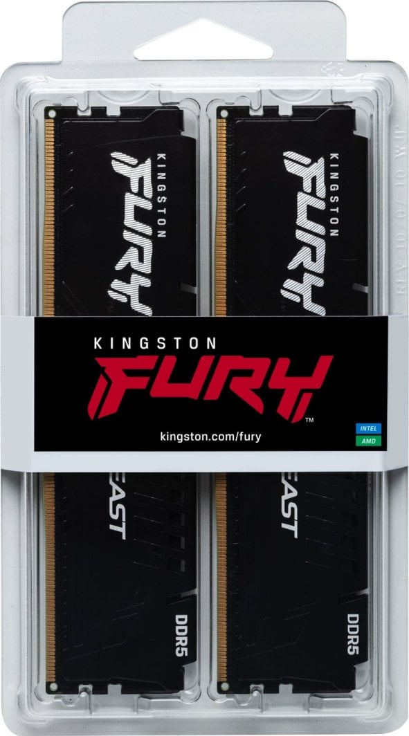 Memorie Kingston Beast, DDR5, 32 GB, 6000 MHz, CL36, KF560C36BBE2K2-32