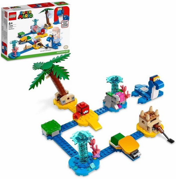 Lodër LEGO Super Mario ™ 71398 On the beach at Dorrie, 229 pjesë