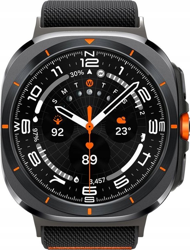 Rrip ore Spigen Lite Fit për Samsung Galaxy Watch Ultra, material fleksibël, i zi