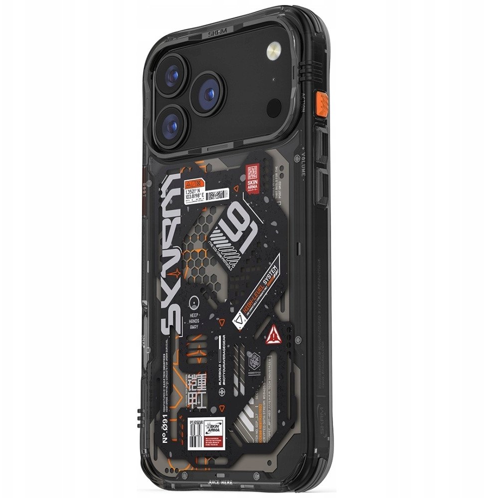 Këllëf telefoni Skinarma Spectra për iPhone 17 Pro Max, magnetik, i zi