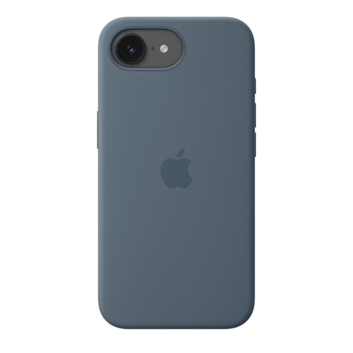 Apple iPhone 17e Silicone Case with MagSafe, Anchor Blue 4