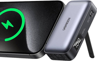 Надворешна батерија UGREEN, 5000mAh, со интегриран USB-C, дигитален екран, црна