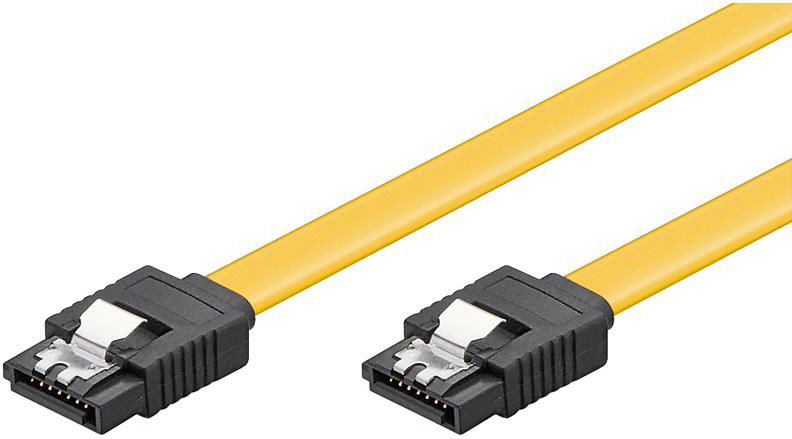 Kabllo Goobay, SATA në SATA, 0.2 m, e verdhë