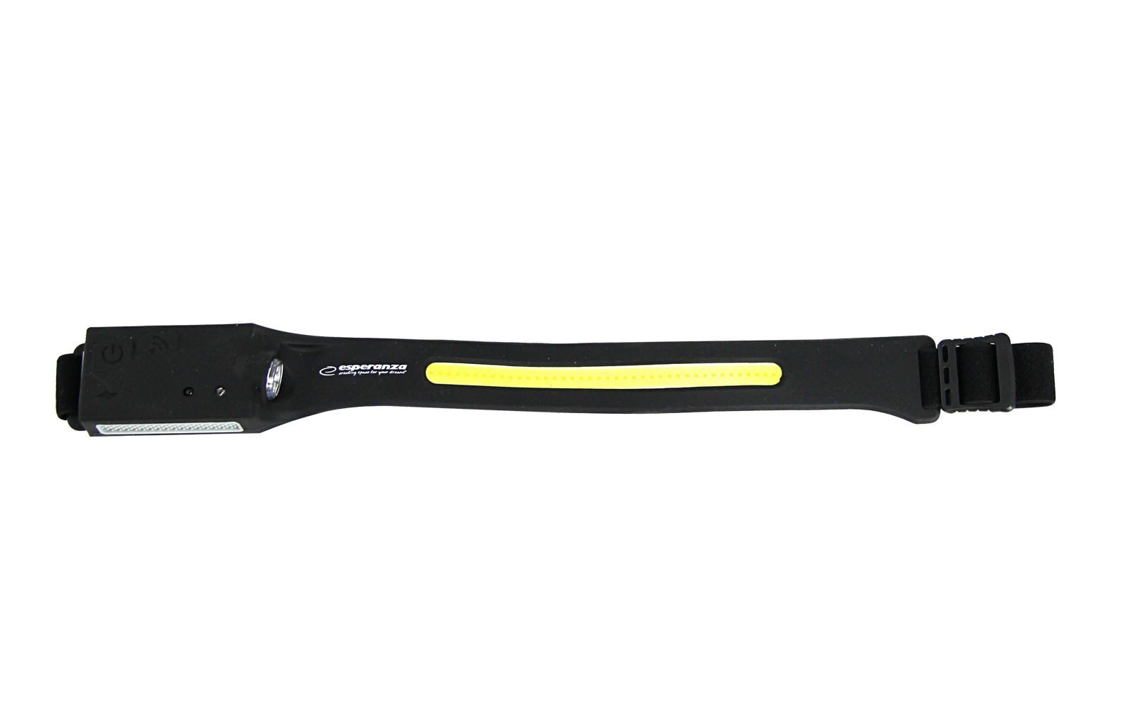 Dritë koke Esperanza Athena EOT067, LED COB 240 lumen, rikarikueshme, e zezë