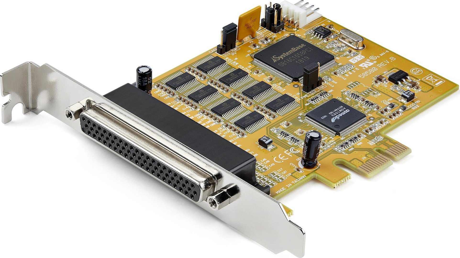 Kartë serike StarTech.com PEX8S1050PCI, 8 porta RS232, PCI Express, me kabllo DB9