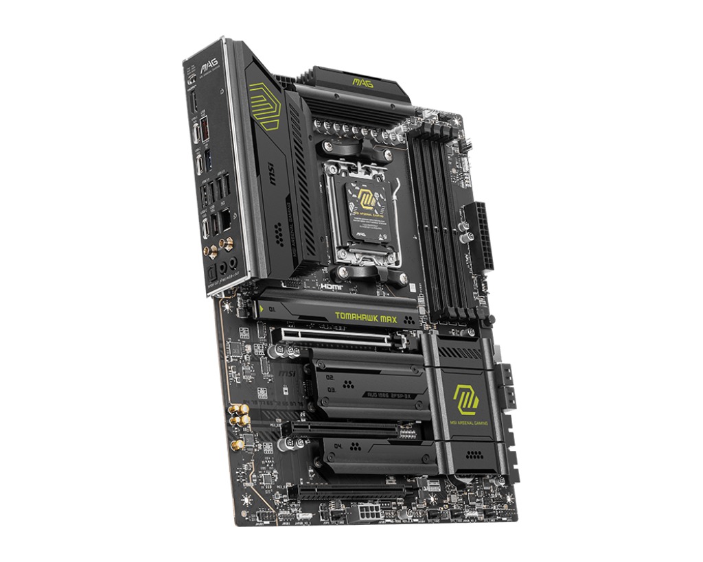 Pllakë amë MSI MAG B850 TOMAHAWK MAX WIFI, AMD B850, Socket AM5, ATX, e zezë