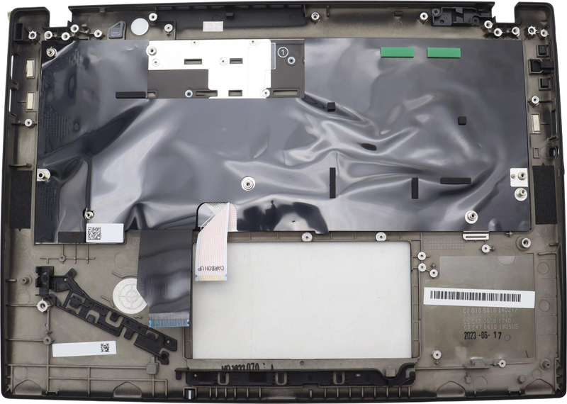 Kapak me tastierë Lenovo 5M11L86034, pjesë origjinale zëvendësuese, për laptop Lenovo, i zi